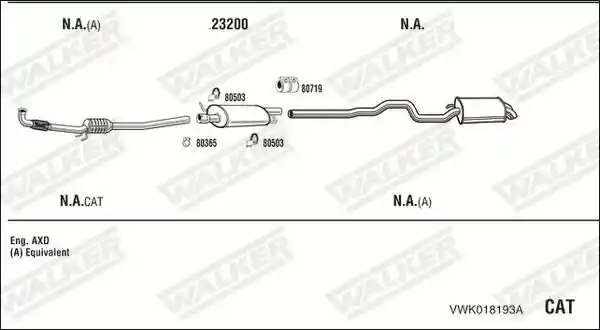 WALKER VWK018193A