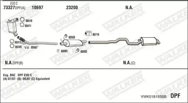 WALKER VWK018193BB