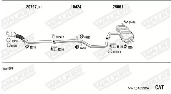 WALKER VWK018392A