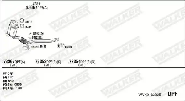 WALKER VWK018393B
