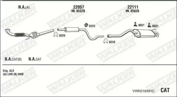 WALKER VWK018491C