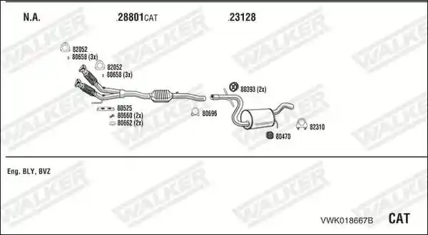 WALKER VWK018667B