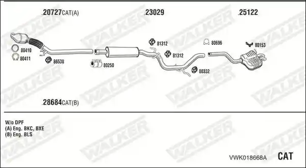 WALKER VWK018668A