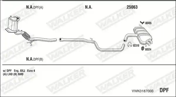 WALKER VWK018700B