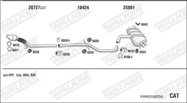 WALKER VWK018923A