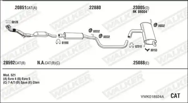 WALKER VWK018924A