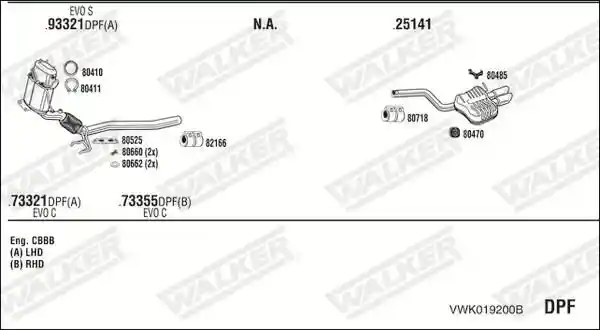 WALKER VWK019200B