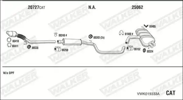 WALKER VWK019333A