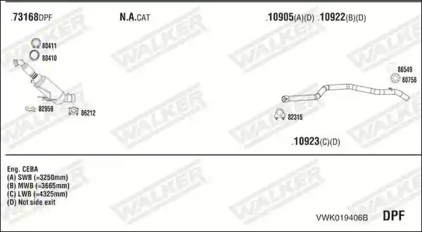 WALKER VWK019406B