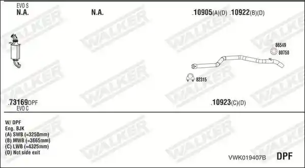 WALKER VWK019407B