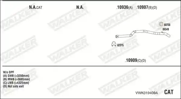 WALKER VWK019409A