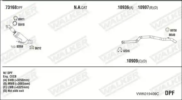 WALKER VWK019409C