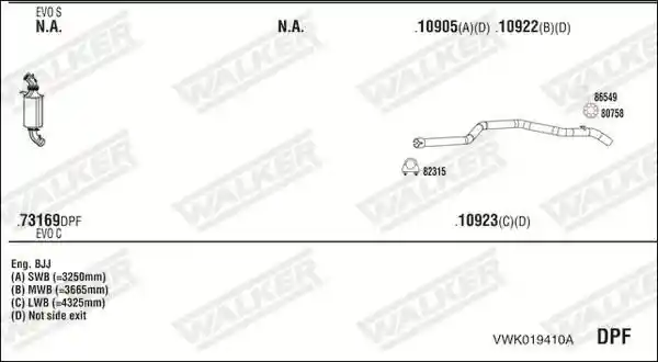 WALKER VWK019410A
