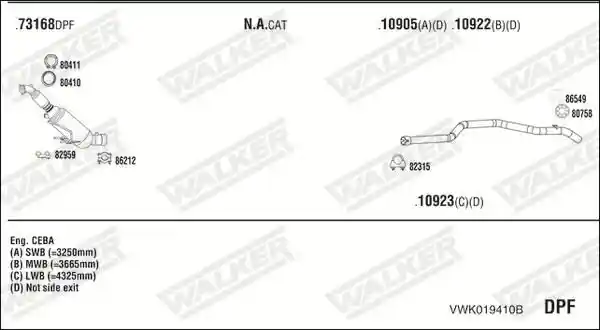 WALKER VWK019410B