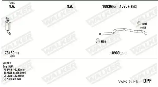 WALKER VWK019414B