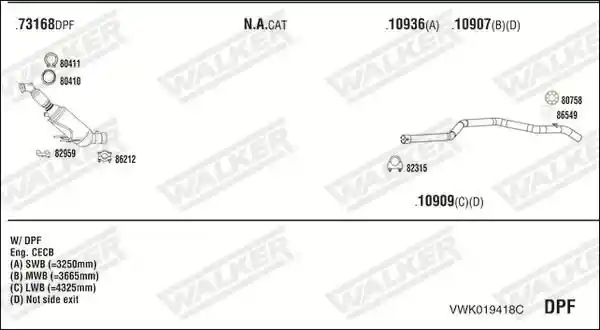 WALKER VWK019418C