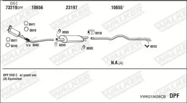 WALKER VWK019626CB