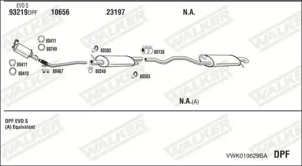 WALKER VWK019629BA
