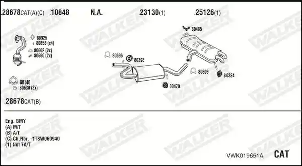 WALKER VWK019651A