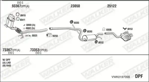 WALKER VWK019705B