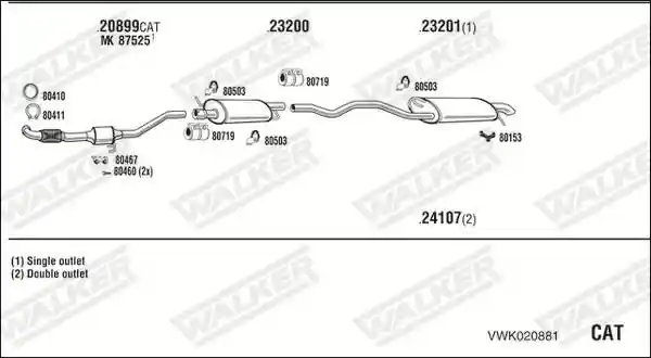 WALKER VWK020881