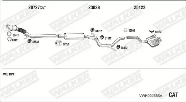 WALKER VWK022555A