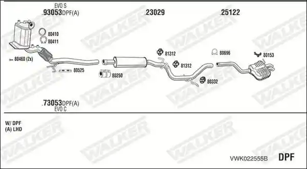 WALKER VWK022555B