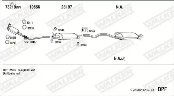 WALKER VWK023267BB