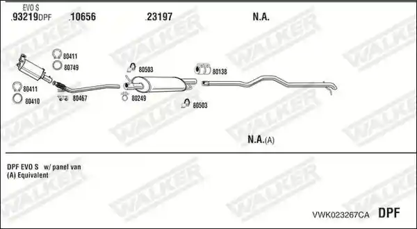 WALKER VWK023267CA