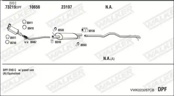 WALKER VWK023267CB