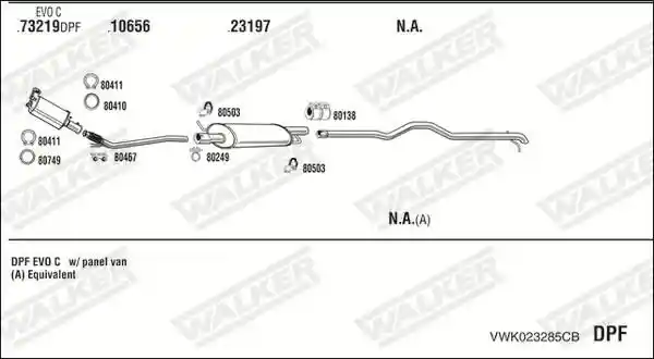WALKER VWK023285CB