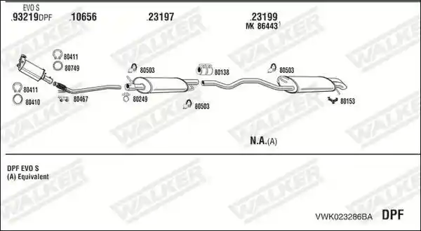 WALKER VWK023286BA