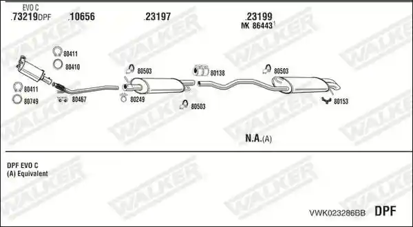WALKER VWK023286BB