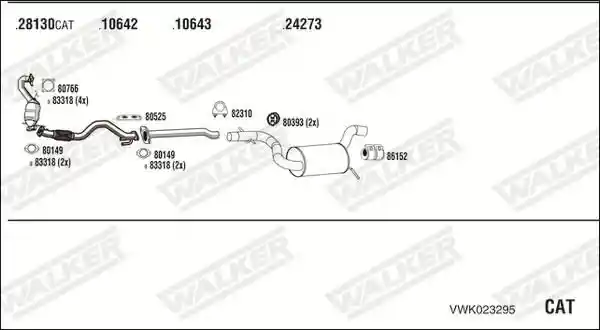 WALKER VWK023295
