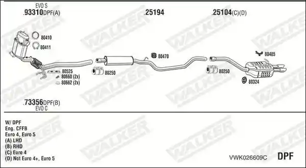 WALKER VWK026609C