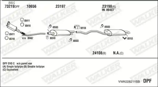 WALKER VWK028211BB