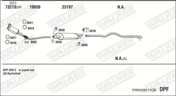 WALKER VWK028211CB