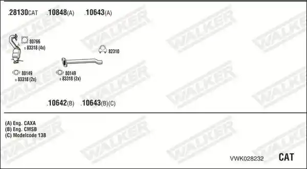 WALKER VWK028232