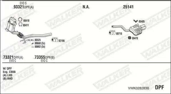 WALKER VWK028283B