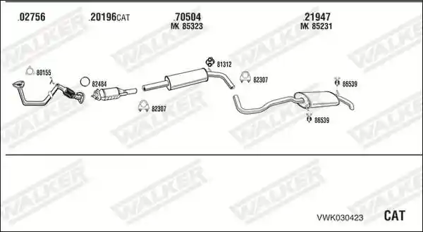 WALKER VWK030423