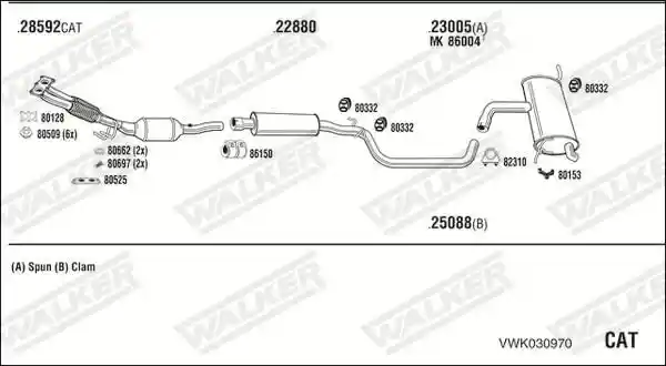 WALKER VWK030970