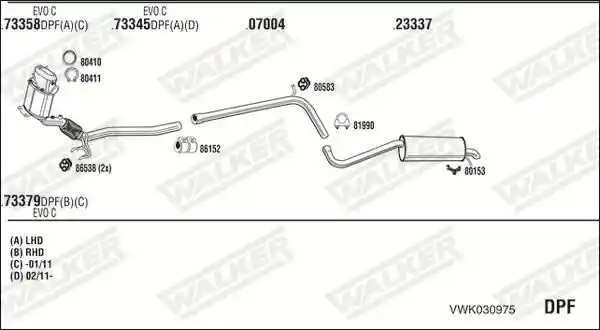 WALKER VWK030975