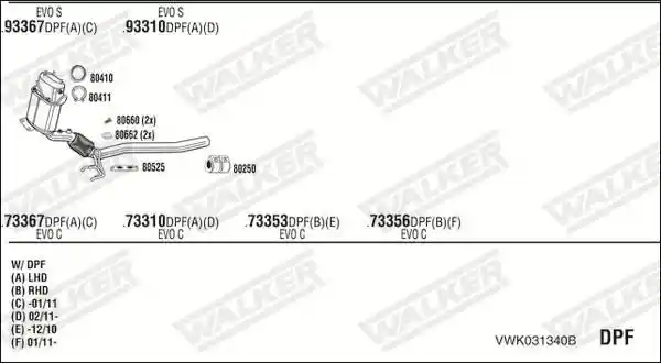 WALKER VWK031340B