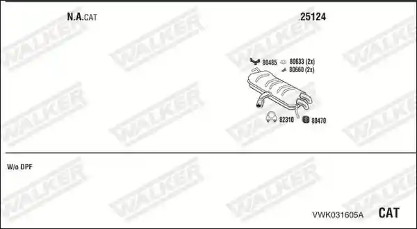 WALKER VWK031605A