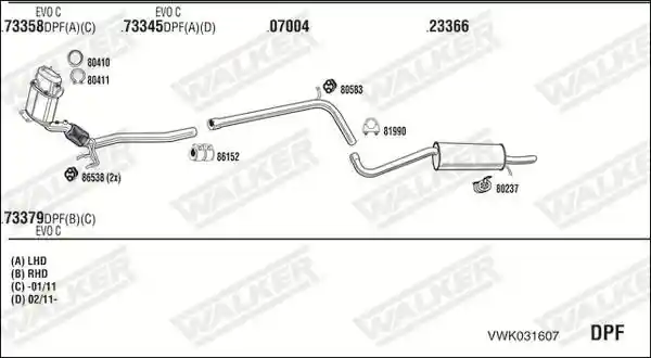 WALKER VWK031607