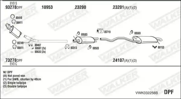 WALKER VWK032256B