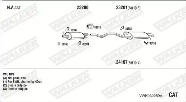 WALKER VWK032259A
