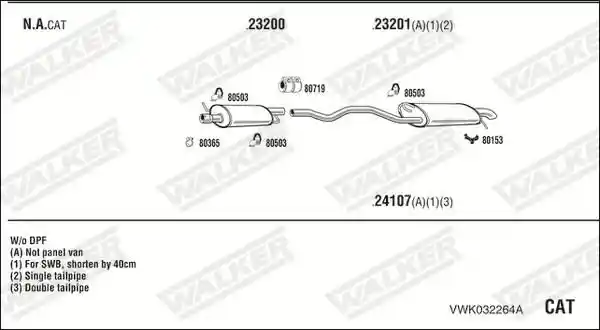 WALKER VWK032264A