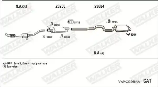 WALKER VWK032266AA
