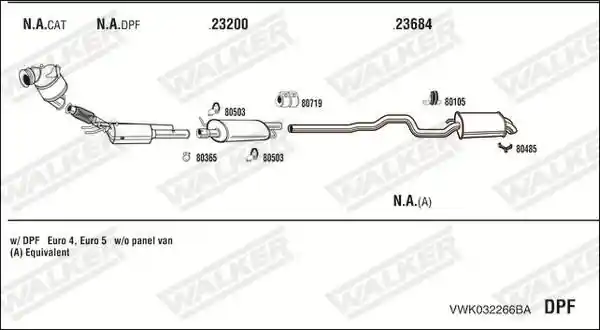 WALKER VWK032266BA